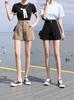 Shorts de Traje para Mujer Verano 2025 Nuevos Sueltos de Cintura Alta Corte A Blanco Modernos Ins Ropa Exterior Delgado Casual Pantalones de Pierna Ancha