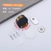 Topes de Puerta Anticolisión de Acero Inoxidable con Succión Magnética, Limitador Elevado, Ventosa de Goma Engrosada para Piso, Tope de Puerta sin Taladro
