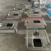 Inodoro de sentadilla de acero inoxidable empaquetado, Inodoro seco de operación con pie, Inodoro de sentadilla con descarga sin agua, Inodoro de sentadilla móvil con bolsa de embalaje