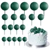 Bolinha dourada líquida transfronteiriça, bolinha prateada, bolinha colorida, plug-in para decoração de bolo, festa de aniversário, decoração de bolo de confeitaria