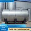 Tanque de armazenamento horizontal de grau alimentício feito sob medida pelo fabricante Shandong, tanque de armazenamento de óleo comestível horizontal de 10 a 30 metros cúbicos, tanque montado em veículo