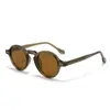 Gafas de Sol Retro de Moda Redondas Polarizadas para Mujer, Protector Solar para Hombre, Anti-UV, Gafas de Sol Personalizadas de Alto Nivel