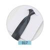 Shengzhou gravata fabricantes de gravata masculina profissional formal terno de negócios zíper gravata cor sólida noivo melhor homem gravata homens
