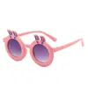 Gafas de Sol Protección UV Estilo Coreano Dibujos Animados Bebé Niño Niña Forma de Conejo Lindo Gafas de Sol para Niños