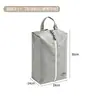 Bolsa impermeável para sapatos de viagem, bolsa de armazenamento portátil 2 em 1, bolsa à prova de poeira para pendurar na bagagem, organizador de sapatos para viagens de negócios