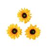 Girasol simulado, Girasol artificial, Flor de seda falsa, Flor de boda, Adorno de decoración terminado para sala de estar, Flor floral de plástico
