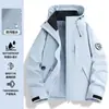 Nueva chaqueta softshell para hombre 2026, moderna y versátil para primavera y otoño, chaqueta cortavientos para exteriores, estilo unisex