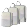 Conjunto de cinco peças de armazenamento para viagem para armazenamento em camadas de pertences pessoais, bolsa de armazenamento de mão compacta e portátil para organizar em movimento