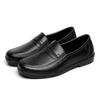 Zapatos de Protección Laboral de Plástico PVC, Zapatos Casuales de Otoño e Invierno para Personas de Mediana Edad y Mayores, Nuevos Zapatos Planos Transpirables para Obra, Cocina, Zapatos de Hombre