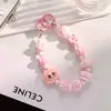 Nueva cadena creativa con cuentas para teléfono móvil de Popcorn Sister, llavero para coche, bolsa colgante, pequeña bolsa colgante para auriculares, accesorios