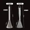 Cepillo para ollas de acero inoxidable 304, especial para cocina, mango largo, artefacto para lavar ollas, alambre de acero inoxidable, cepillo para lavar ollas para el hogar, no suelta fibras