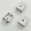 A204 grosso 1.6 lâmina plugue de dois polos e dois pinos plugue rotativo plugue de eletricista plugue rotativo com booster