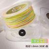 Cuerda de Cinco Colores Tao Cuerda Trenzada Hecha a Mano Cielo Estrellado Degradado Hilo de Algodón Retorcido a Mano Rollo Grande Pulsera Accesorios de Joyería DIY Material Cuerda