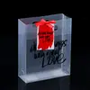 Bolsas de PP Personalizadas Se Pueden Imprimir con Logo, Bolsas de Regalo de Plástico Translúcido, Empaques para Souvenirs, Bolsas de Mano Transparentes de PVC
