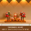 Enfeite de Cinco Deuses da Riqueza Estilo Chinês para Sala de Estar, Hall de Entrada e Armário de Sapatos, com Incensário para Paz e Proteção