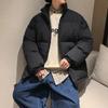 2021 Novo Estilo Jaqueta De Algodão Masculino Estilo Coreano Estudante Moda Hong Kong Estilo Pão Terno Inverno Jaqueta De Algodão Engrossado Marca Moda Ins