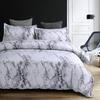 Nueva ropa de cama con textura de piedra de Amazon Wish de AliExpress, funda de edredón sencilla y lisa, funda de almohada, sin juego de sábanas.