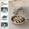Tigela de Comida Lenta para Gatos Melamina Antiderrapante Tigela para Pet Gato Proteção da Vértebra Cervical Anti-Engasgo Alimentador de Comida para Gatos Tigela de Suprimentos para Pets
