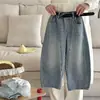Jeans para niños pantalones de primavera y otoño nuevos pantalones de primavera para niños pantalones holgados para niños pantalones de calle modernos y geniales a la moda