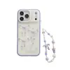 Funda para Teléfono Móvil Manzana 17Promax con Cadena de Lazo Morado Brillante Adecuada para 16Pro Doble Capa 15Pro14