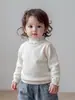 Chaleco cálido para niñas, atuendo de invierno para bebés niñas, chaqueta de plumón de pato blanco al 90%, chaleco, camiseta básica, jeans con forro polar