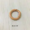 Hebilla de resorte de color, anillo de resorte de aleación de pintura de círculo abierto de metal, cadena para teléfono móvil, cadena para bolso, accesorios hechos a mano