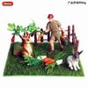 Juguete infantil simulación micro paisaje planta árbol frutal modelo paisaje árbol escena árbol arena mesa decoración animal modelo
