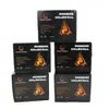 Carvão Inflamável para Narguilé Árabe Carvão para Churrasco de Alta Temperatura ao Ar Livre Carvão de Queima Rápida Ecológico Carvão Sem Fumaça Usos para Narguilé Carbono