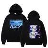 Ciberpunk: Sudadera con Capucha Estampada Temática de Lucy de Edgerunners Sudadera con Capucha Transfronteriza Ropa