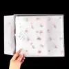 17g Papel Copia Oro Rosa Papel Fino Fabricante Metálico Papel Sydney Lunares Rayas Impresión Papel de Envoltura Venta al Por Mayor