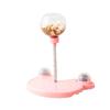 Brinquedos para gatos Auto-oi para aliviar o tédio Brinquedos para gatos Lanches liofilizados Balanço Bola com vazamento Plataforma giratória para gatos Brinquedos educacionais para cães