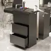 Armário de Ferramentas de Aço Inoxidável para Barbearia, Armário de Armazenamento para Salão de Beleza Salão de Cabeleireiro, Carrinho para Cabeleireiro Cabeleireiro