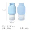 Botellas Creativas Recargables para Recarga de Latas de Gas de Venta Caliente Transfronteriza con Ganchos, Botellas Recargables de Viaje, Botellas Personalizadas para Almacenamiento de Lociones y Cosméticos