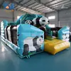 Castillo Hinchable Panda con Trampolín y Tobogán para Niños Equipo de Parque Infantil para Exteriores Venta Directa del Fabricante