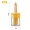 Botella con Brocha de Aceite Integrada para Hogar, Botella de Vidrio para Aceite, Brocha para Aceite para Hornear Cocina, Brocha para Aceite Resistente a Altas Temperaturas, Brocha para Aceite para Barbacoa al Aire Libre