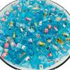 Série de cores laranja amarelo verde azul rosa quente Miniatura simulação garrafa de vinho drink grampo de cabelo capa de celular acessórios de resina cola de creme