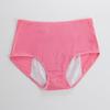 Calças menstruais anti-vazamento lateral, plus size, cintura média, sem rastros, fina, respirável, algodão puro, calcinha triangular feminina, calças de tia