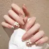 Unhas Postiças Vestíveis, Manicure Removível Estéreo de Alta Qualidade, Unhas Postiças, Unhas Postiças Vestíveis, Produto Acabado, Borboleta Cintilante