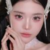 Yuxiaoya 10 Fileiras de Cílios Postiços Elf de Orelha de Gato para Mulheres, Naturais Artificiais Segmentados em Clusters Únicos Fotogênicos Pequeno Diabo Maquiagem de Noiva