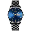 2025 Novo Relógio Masculino com Pulseira de Aço Moda Calendário Duplo Luminoso À Prova d'Água Relógio de Pulseira Estudante Relógio de Quartzo Dropshipping