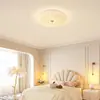 Lámpara de Techo para Dormitorio Di Zan Espectro Completo Protección Ocular Simple Estilo Retro Francés Accesorios de Iluminación para Dormitorio Principal Hierro Grande Estilo Americano de Gama Alta