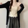 Camisola Bordada con Encaje para Mujer, Estilo Veraniego con Copas, Estilo Tailandés Sexy, Perfecta para Mujeres Ligeramente Robustas, Top sin Mangas, Adecuado para Usar Debajo de un Blazer