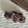 Pinza de Plátano de Lana con Bloques de Color Coreana para el Cabello Trasero de Mujer Tocado Clip Vertical para Cola de Caballo Pasador Accesorios para el Cabello