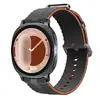 Adequado para Pulseira de Silicone Samsung Watch8, Pulseira de Silicone Samsung Watch9 Listrada em Contraste de Duas Cores