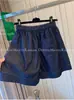 Verão 2025 Novo Estilo Simples Casual Esportivo Calças de Perna Larga Shorts Jeans Soltos Cintura Alta Emagrecedor Feminino Ins