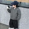 Jaqueta Masculina de Primavera e Outono 2026 Novo Estilo Jaqueta da Moda Elegante de Outono para Meninos Roupas Casuais Chiques para Crianças