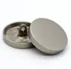 Botão Metálico Plano Moda Casaco Casaco Longo Terno Camisa Botão Espelho Decorativo Base Alta Brilhante Botão Costurado à Mão