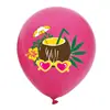 Decoración para fiesta temática de Amazon Hawaii, globo de piña, coco y flamenco, decoración de globos hawaianos