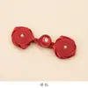 Botón de Qipao Estilo Chino con Perlas de Jade Tejidas a Mano y Diseño de Flor de Rosa, Botón Decorativo para Traje Tradicional Hanfu y Tang