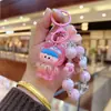Llavero de cuentas de rana acrílicas luminosas exquisito lindo colgante para teléfono móvil colgante para bolso dly